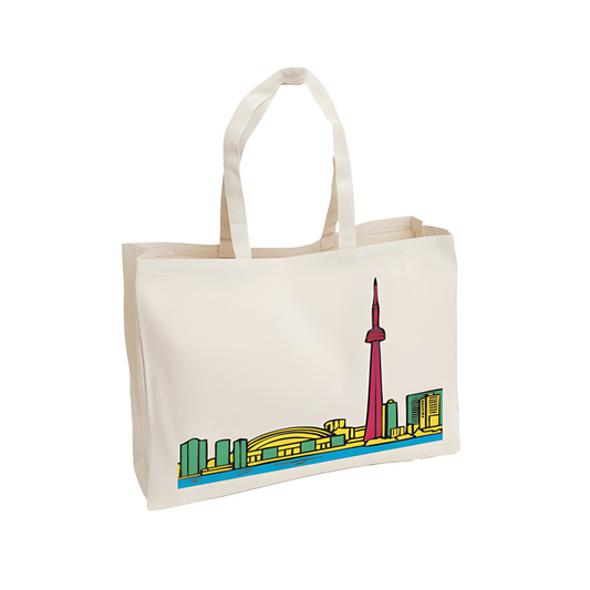 Canvas Totes with Full Gusset print