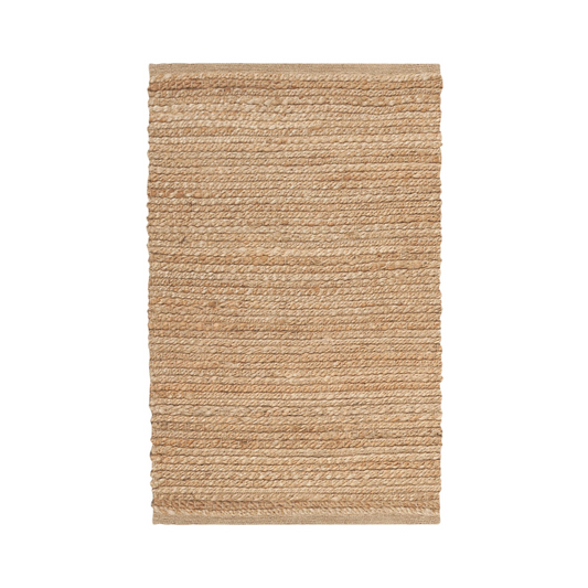 Jute Braided Rug Beige