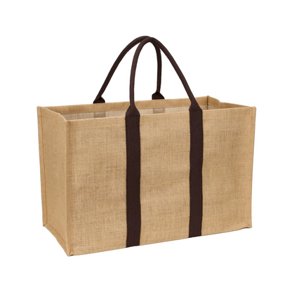 Jute Shopping Bag 16 x 20 x 6 Inches